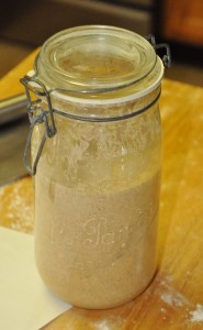 my jar of rye sourdough starter