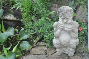 garden faun, Old Government House