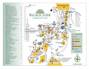 map of Balboa Park