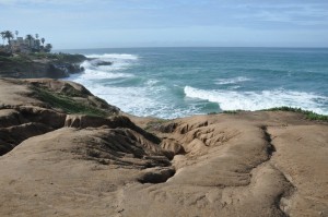 ruts and runoff in the sand